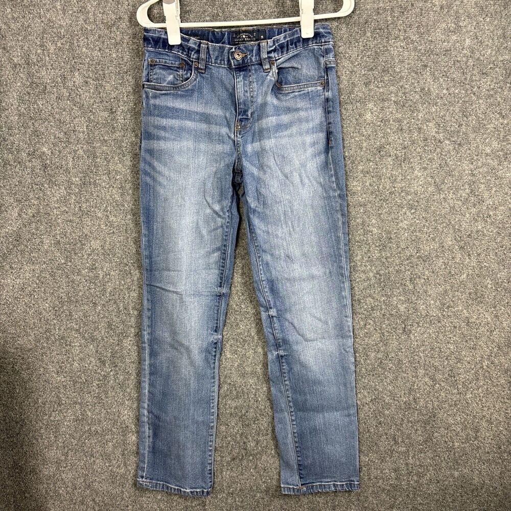 Lucky Brand Boys Jeans Size 18 blue Denim Adjustable Waist